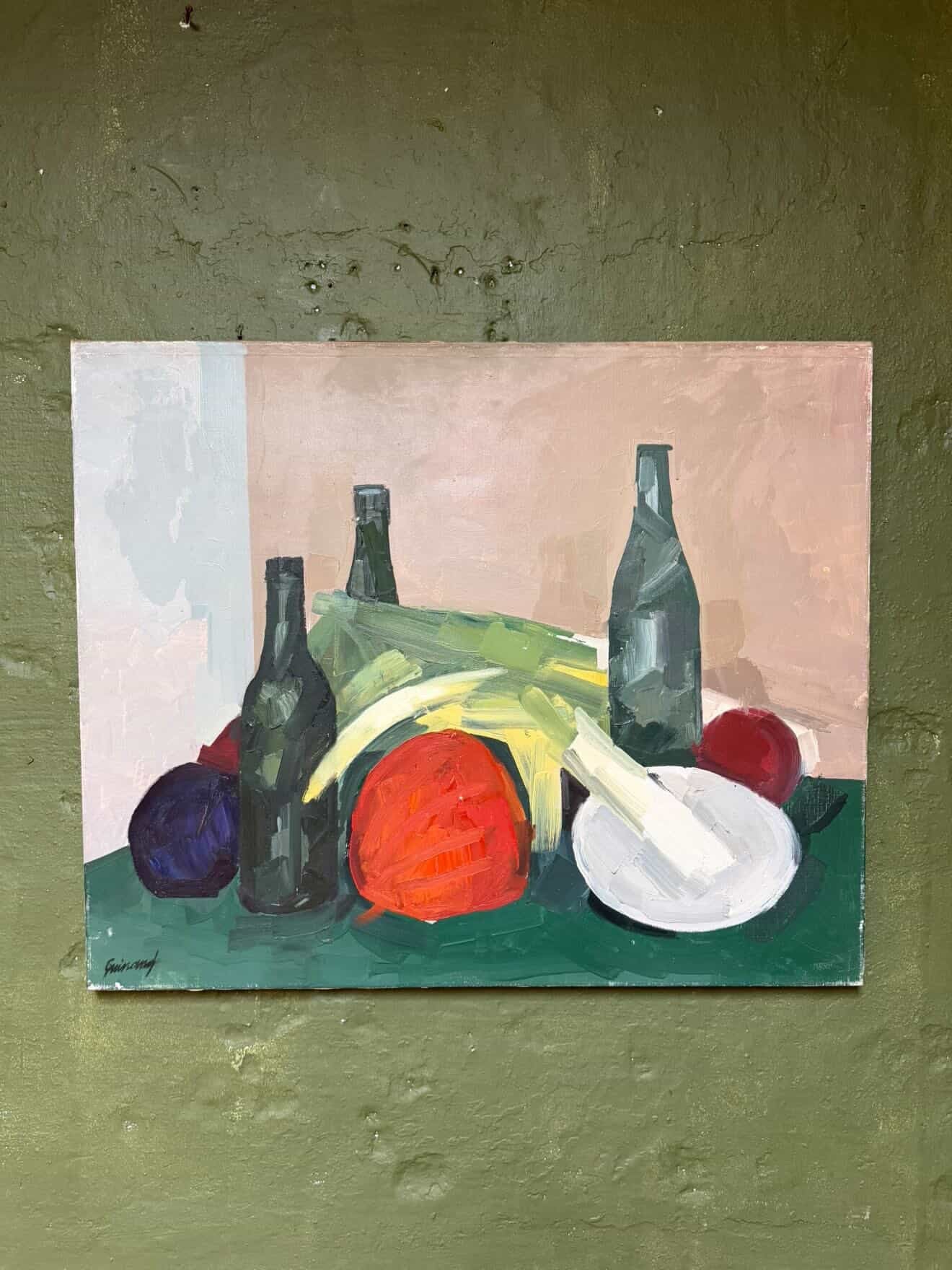 1978 Signed Oil on Canvas - Summer Table