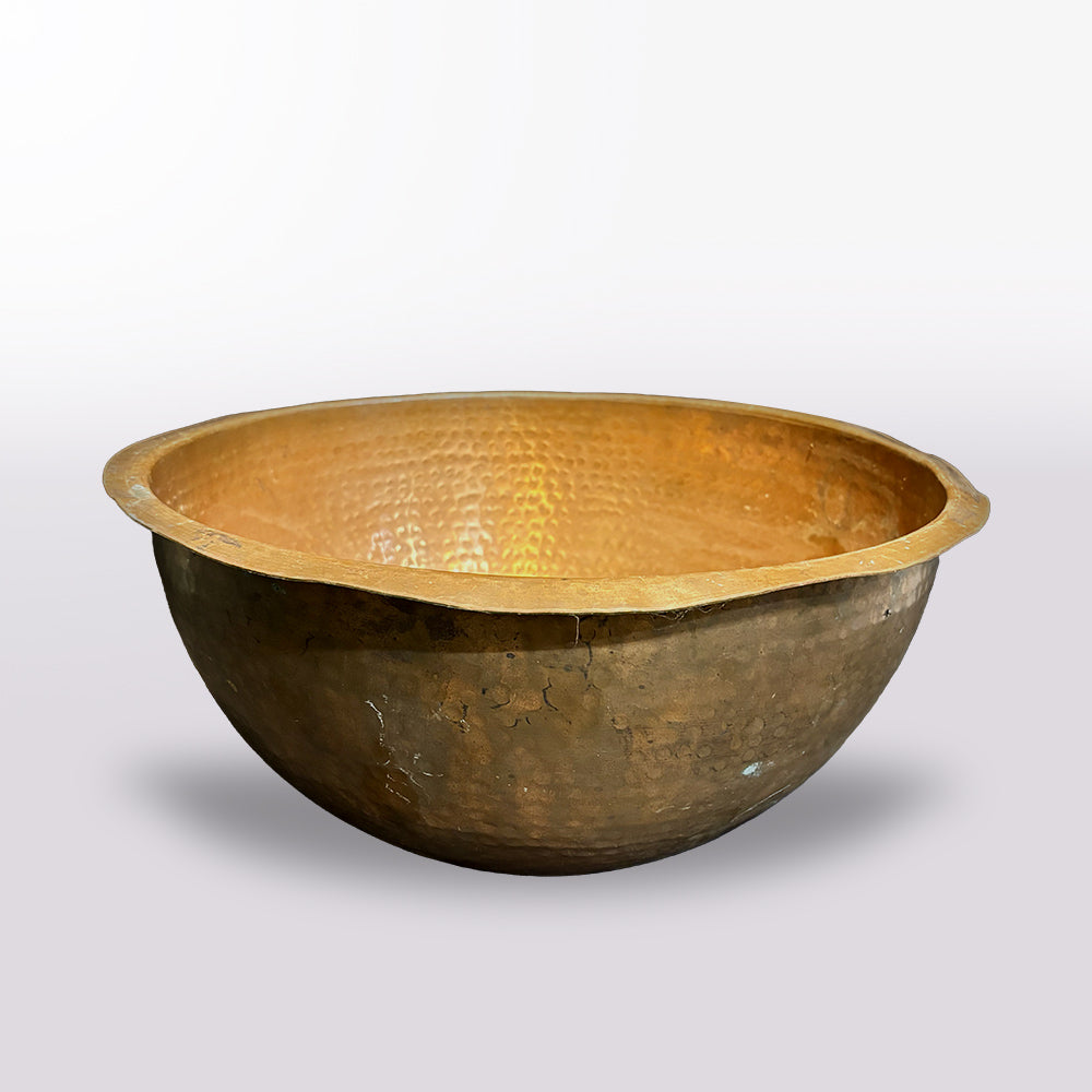 Hammered Copper Vessel Sink