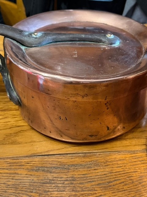 Copper Saucepan with Lid