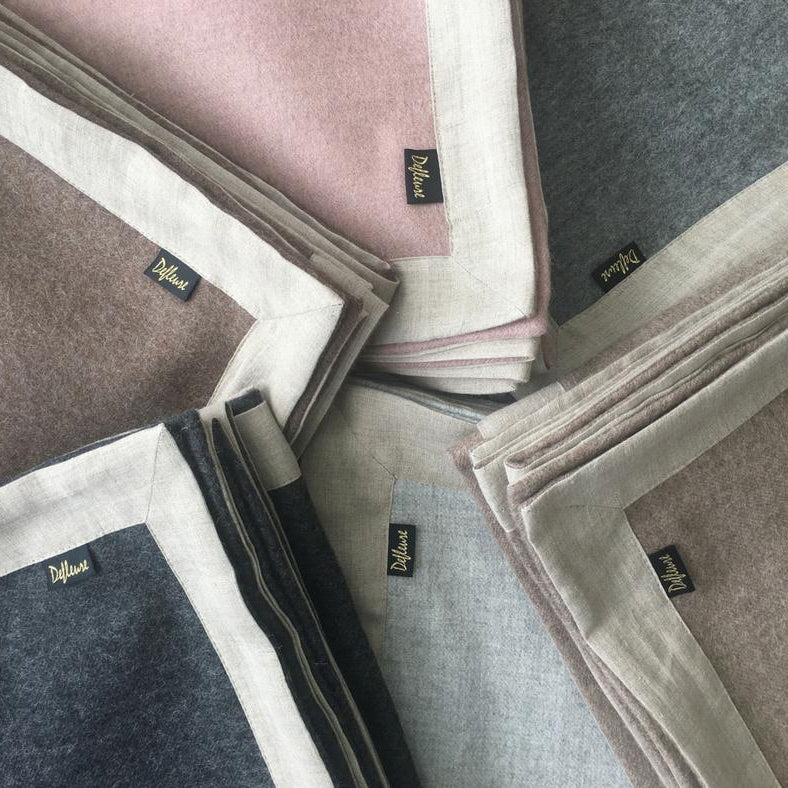 Alpaca Throw Linen Binding (Small)