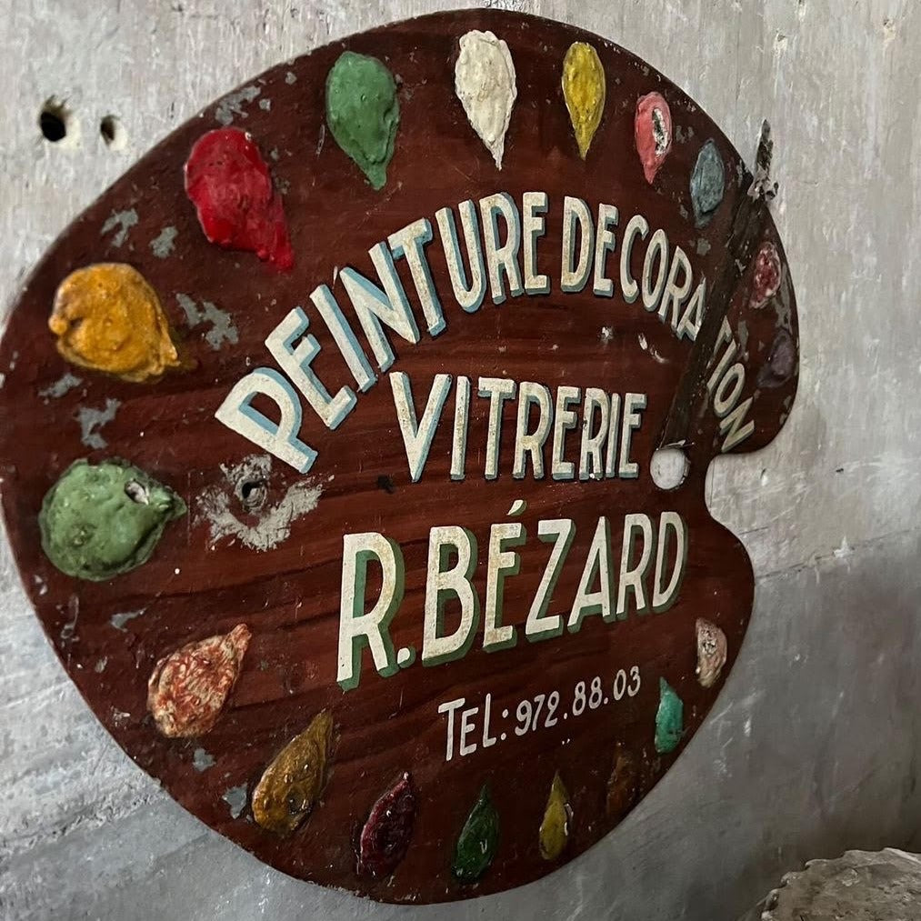 Metal Artist Pallete Sign