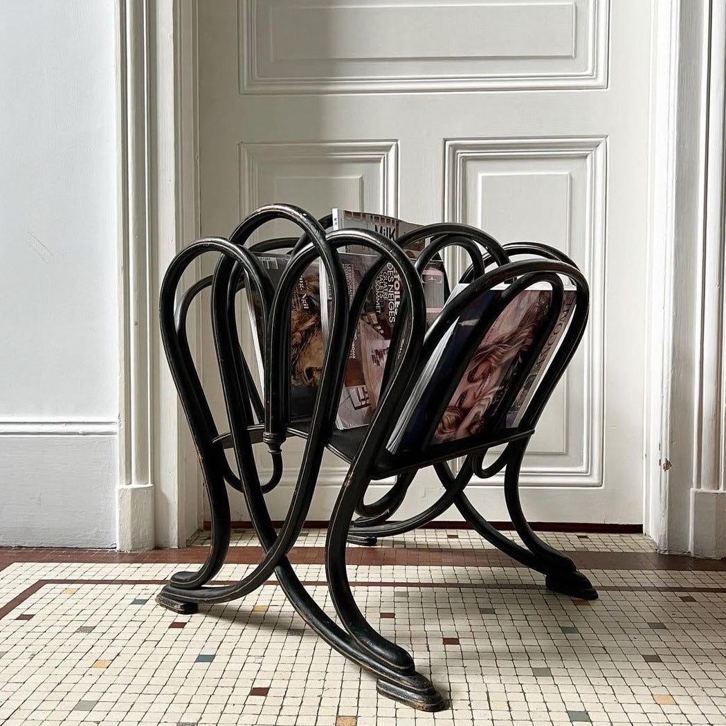 1904 French Thonet Magazine Rack