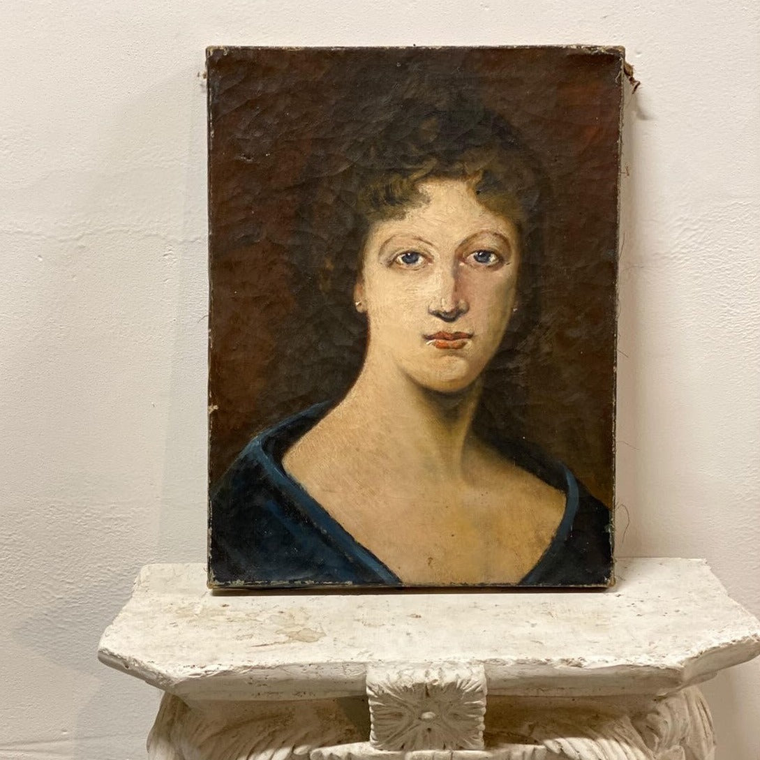 Oil on Canvas - Portrait of a Woman