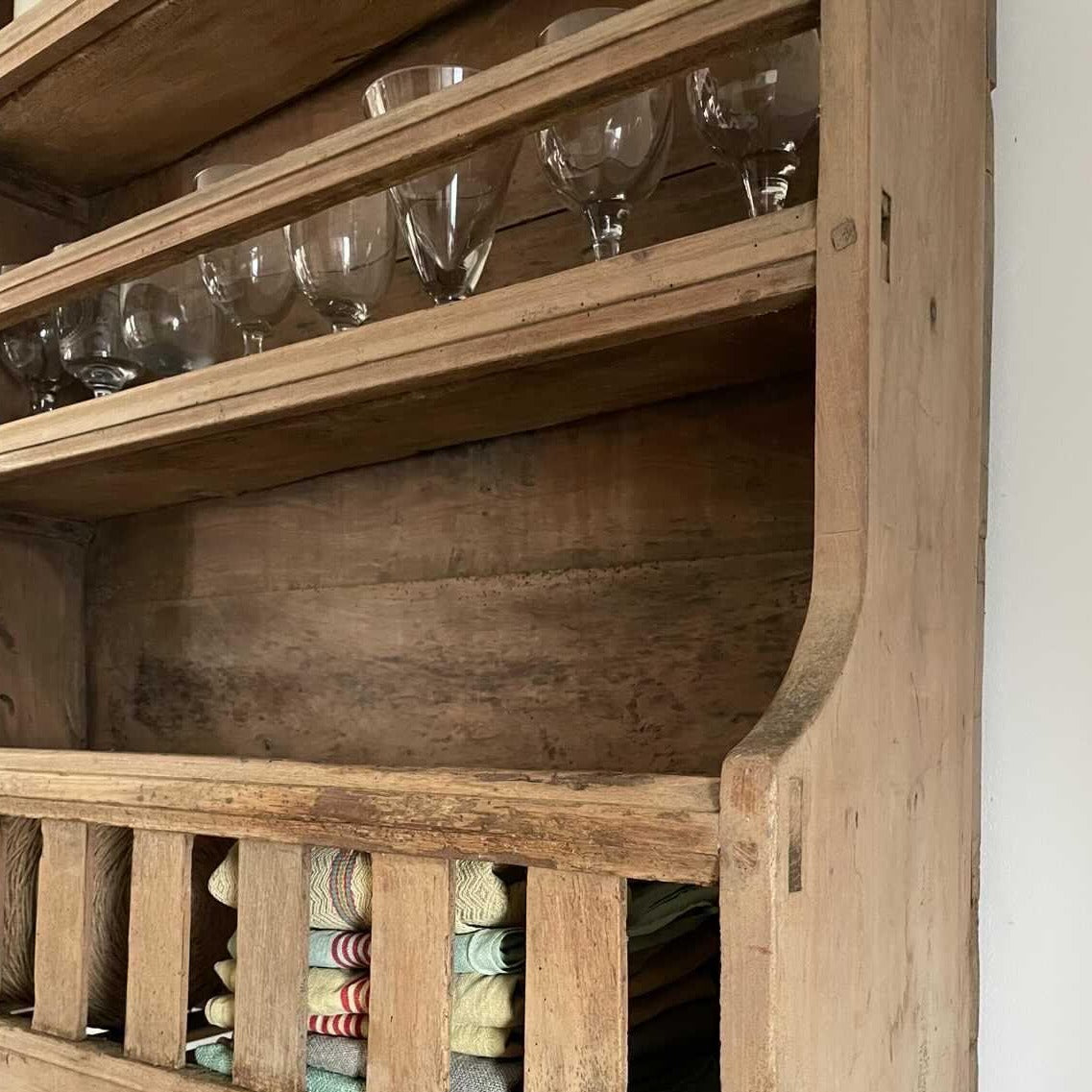 1880s French Walnut Hanging Shelves