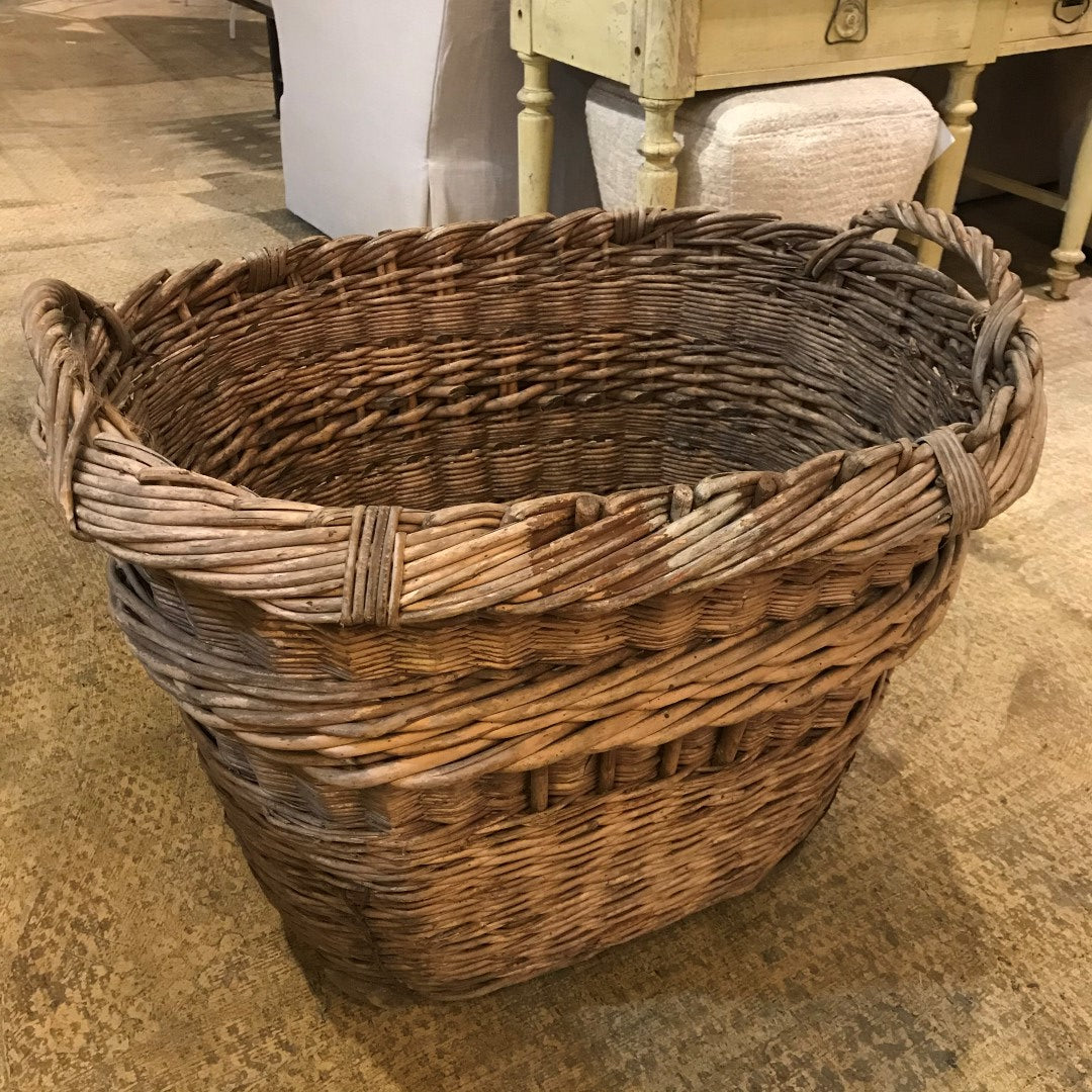 Large Champagne Harvest Basket