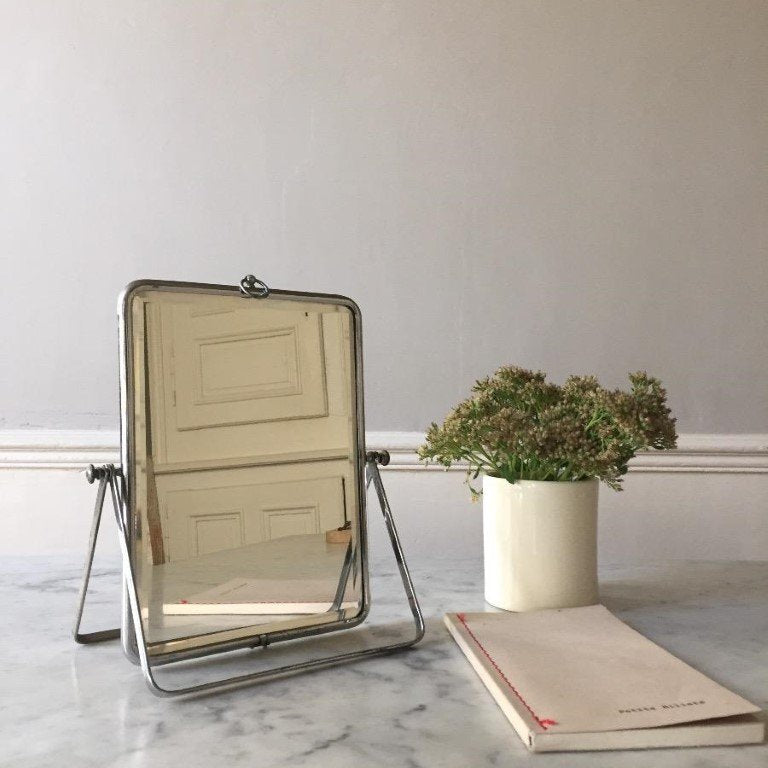 Barber Mirror on Stand, E2-1610-NOM