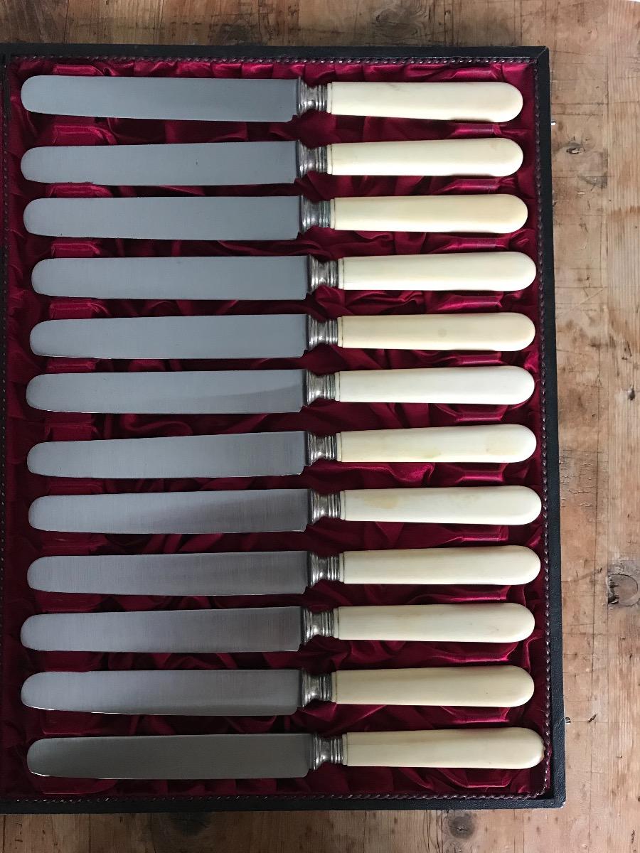 1900 Ivory handled Knives in original Box