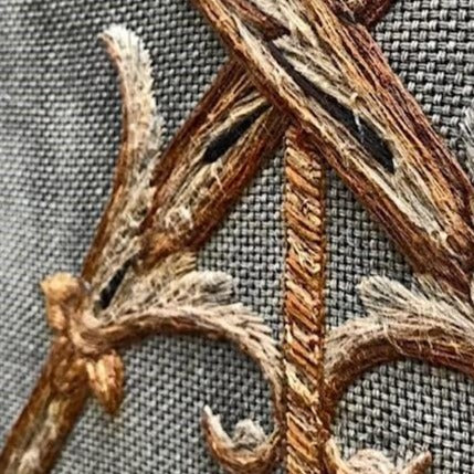 19th Century Embroidery Panel