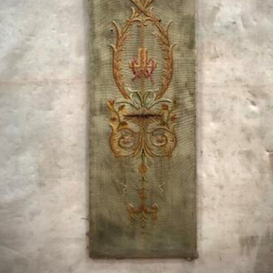 19th Century Embroidery Panel