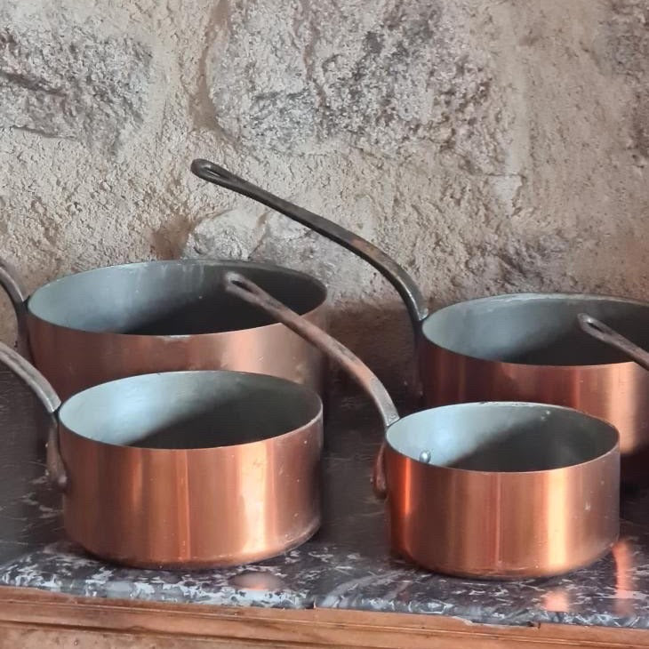 Copper Measuring Cup Set