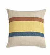 Libeco Mercurio Stripe Linen Throw Pillow