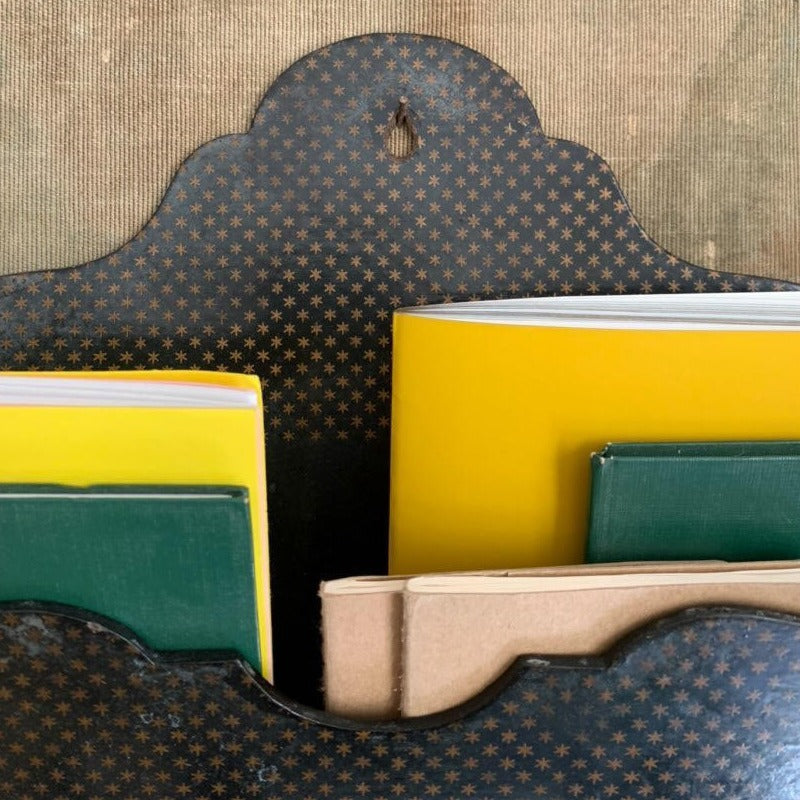 Napoleon III Boiled Cardboard Letter Holder