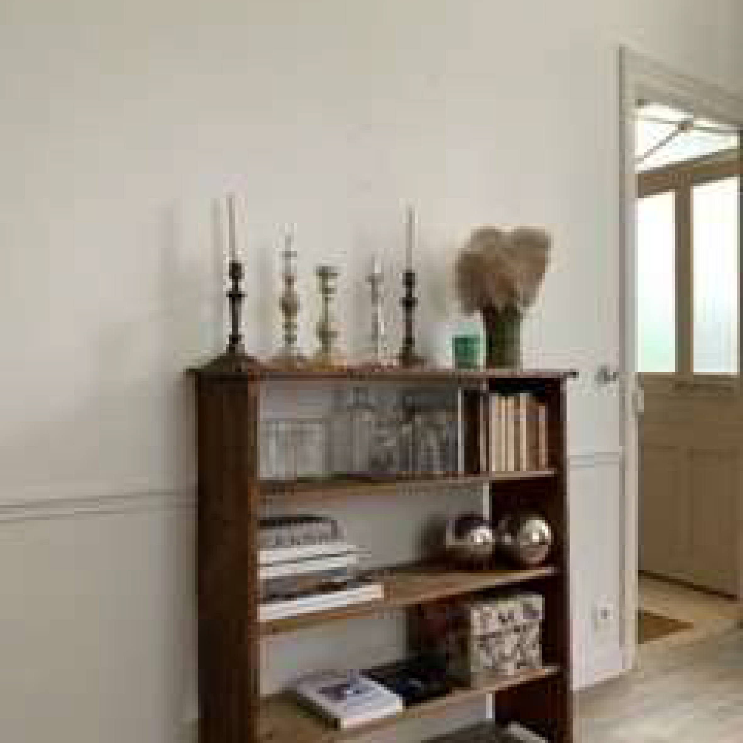 French 1940 Pine Bookcase