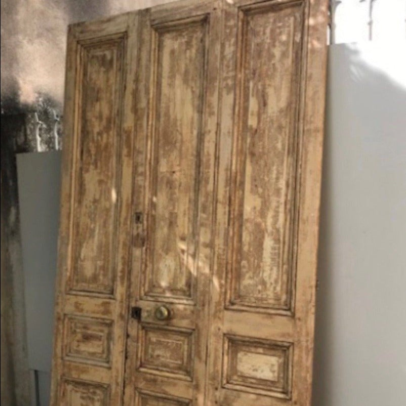 Triple Set of Pine Doors