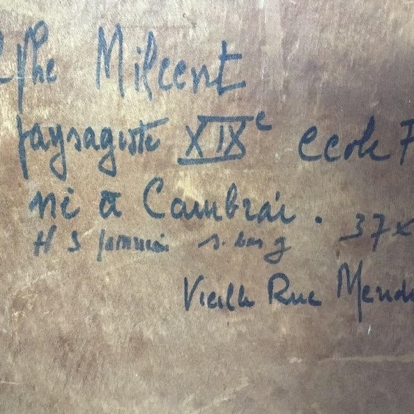 Framed Oil on Board, Cambria, Northern France