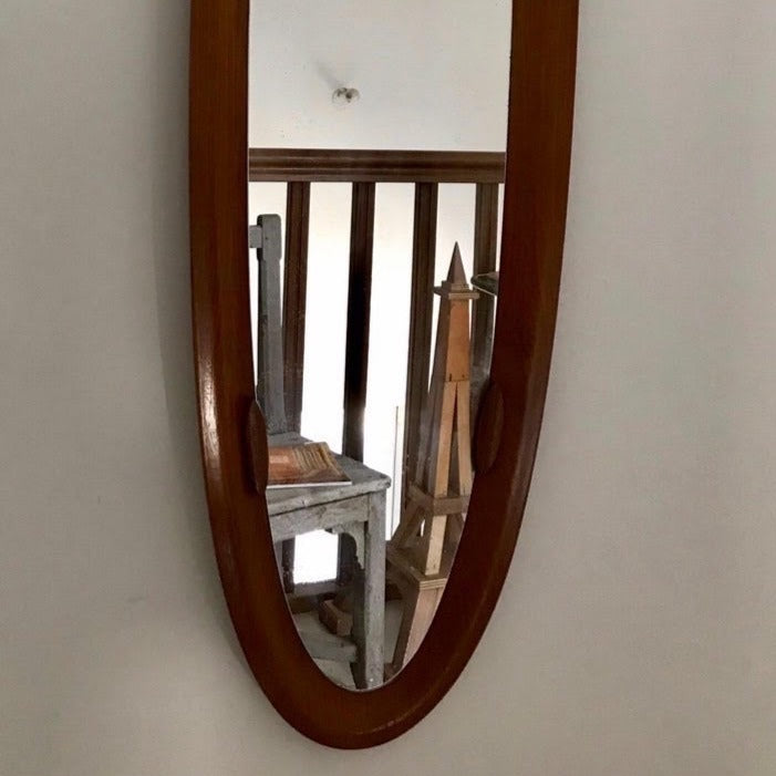 Campo Graffiti Rosewood Oval Mirror