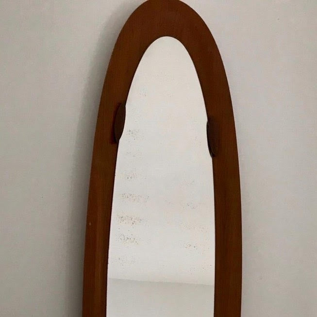 Campo Graffiti Rosewood Oval Mirror