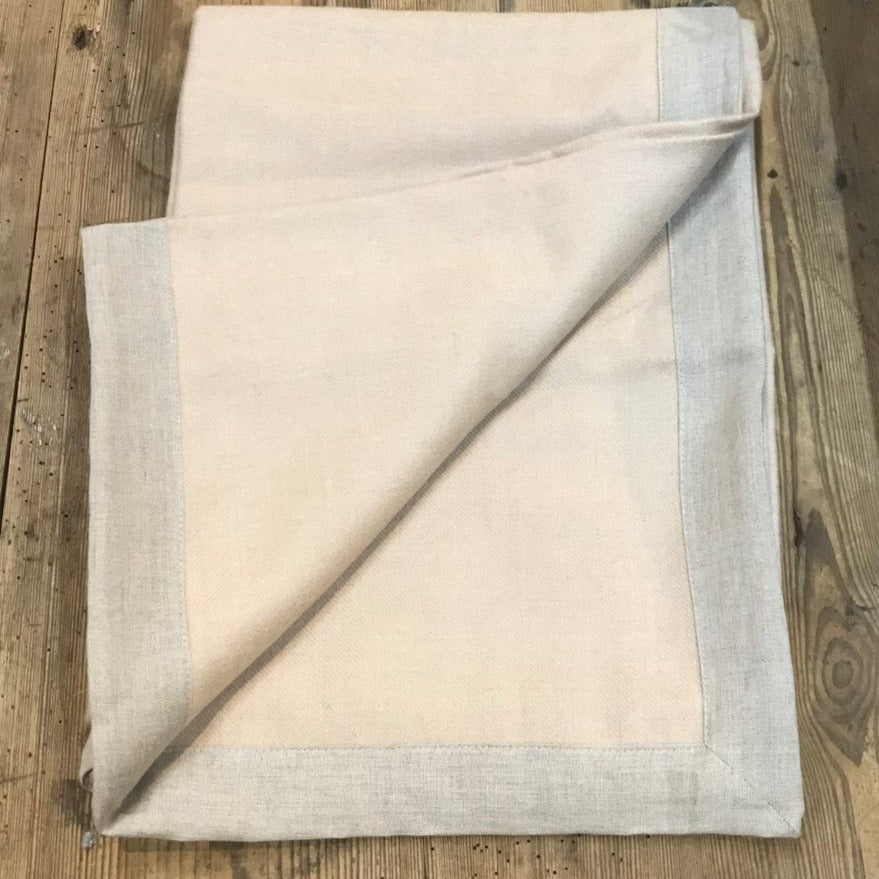 Defleure Alpaca Throw Linen Binding