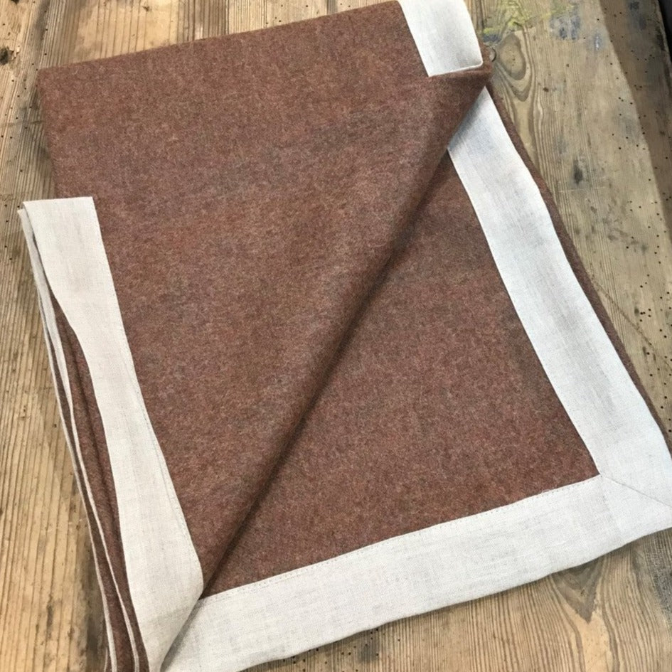 Defleure Alpaca Throw Linen Binding