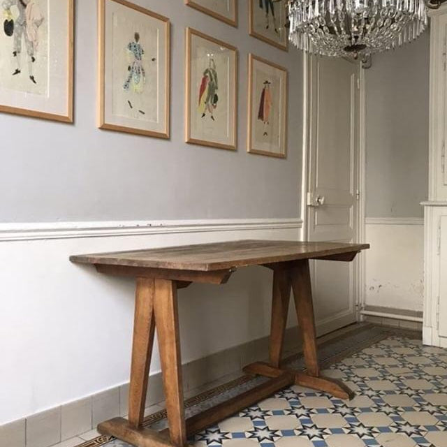 French 1900 Brewery Bistro Table