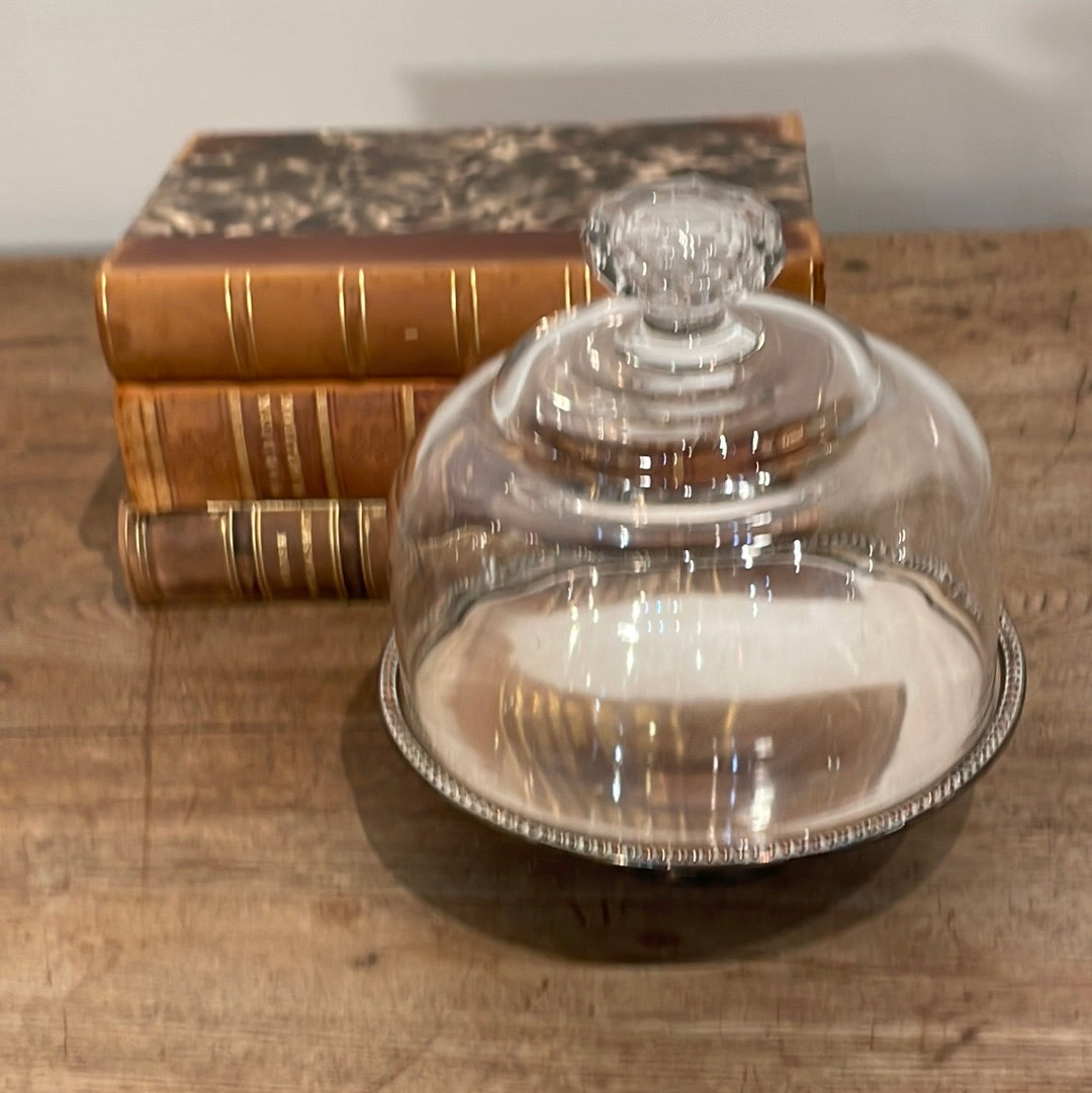 Silver And Glass Cheese Dome