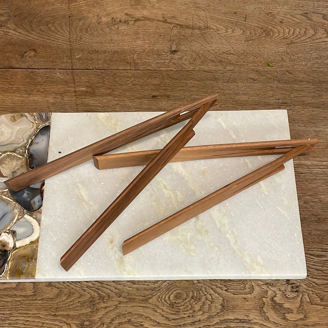 Walnut Flip Tongs