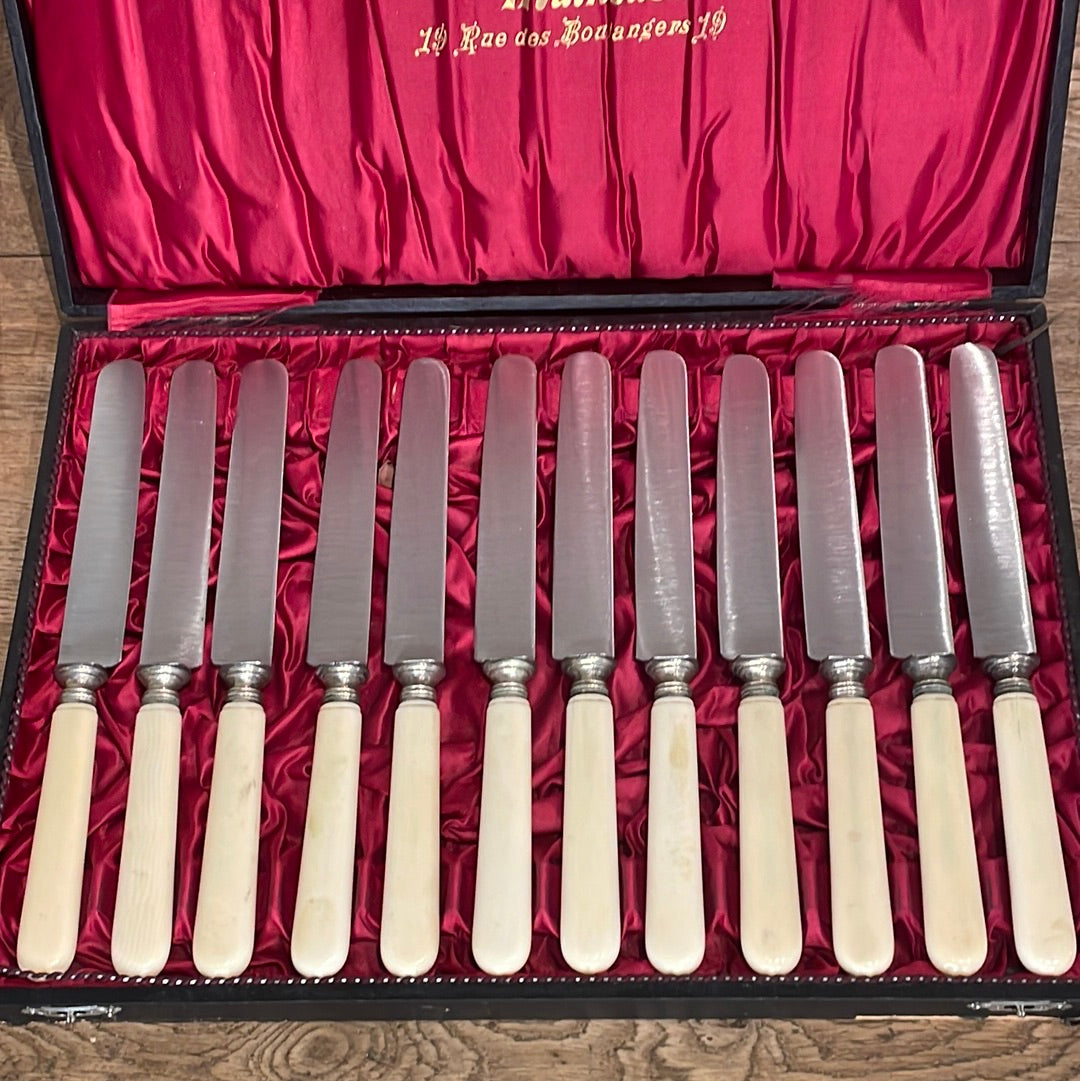 Ivory handled Knives in original Box