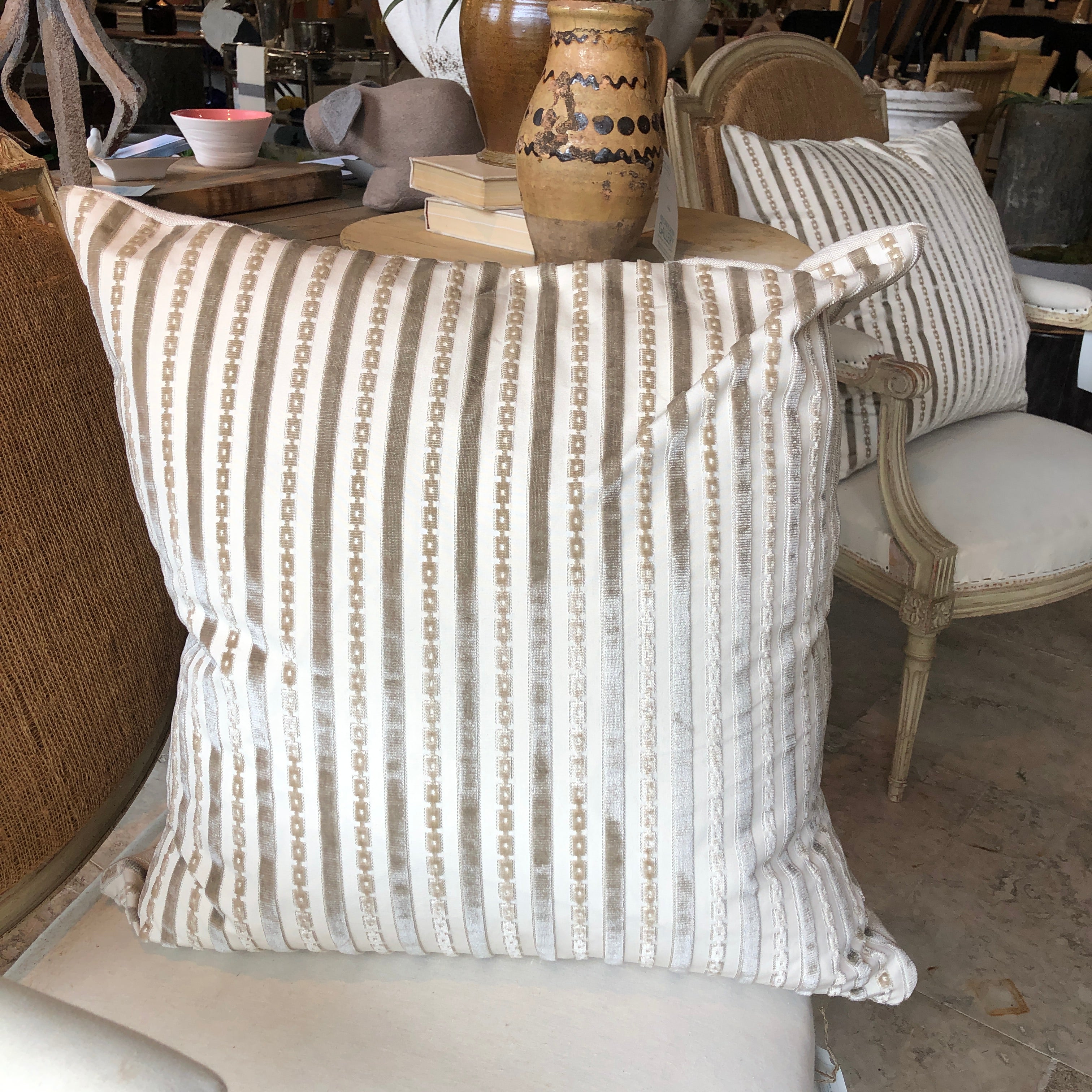 Velvet Stripe Pillow