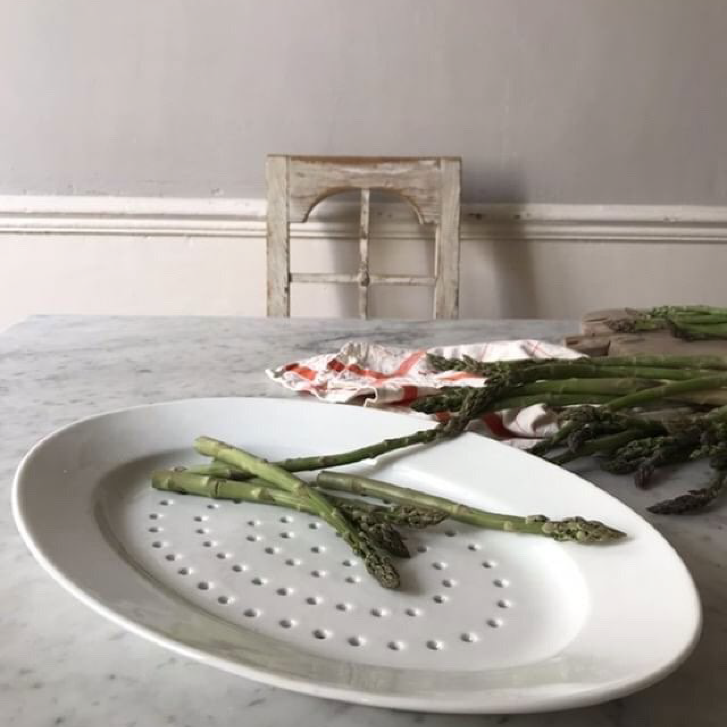 Large Pierced Oval Platter