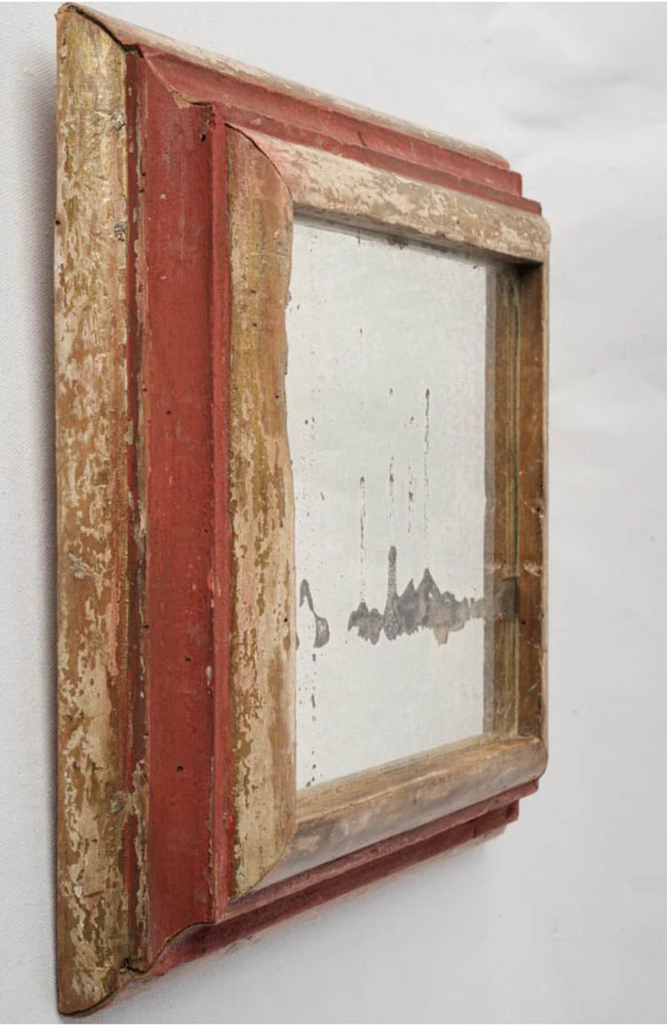 French Charming 19th Century Mercury Mirror