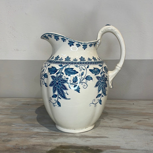 Pitcher with Blue Vines