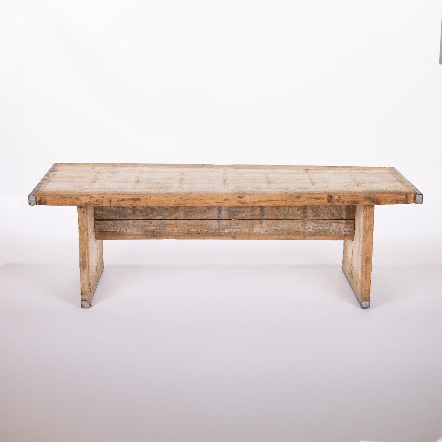 Wood and Metal Coffee Table