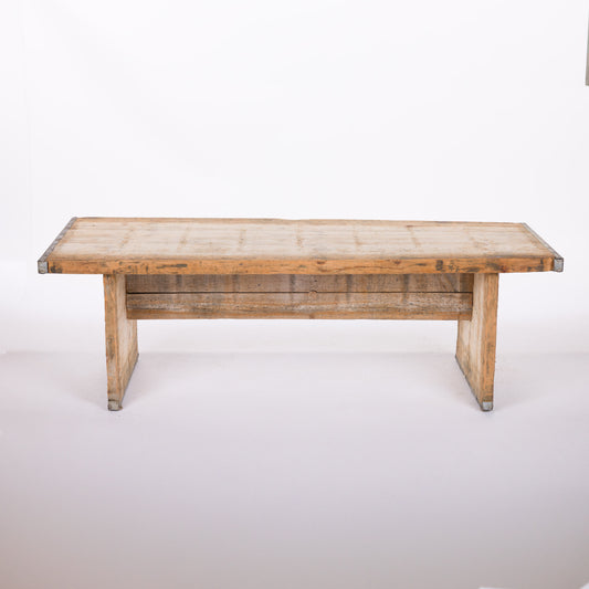 Wood and Metal Coffee Table
