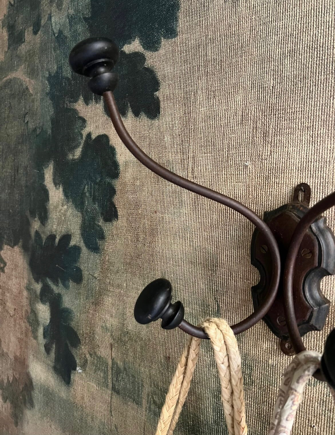 French 1880s Napoleon III 4 Hook Coat Hanger