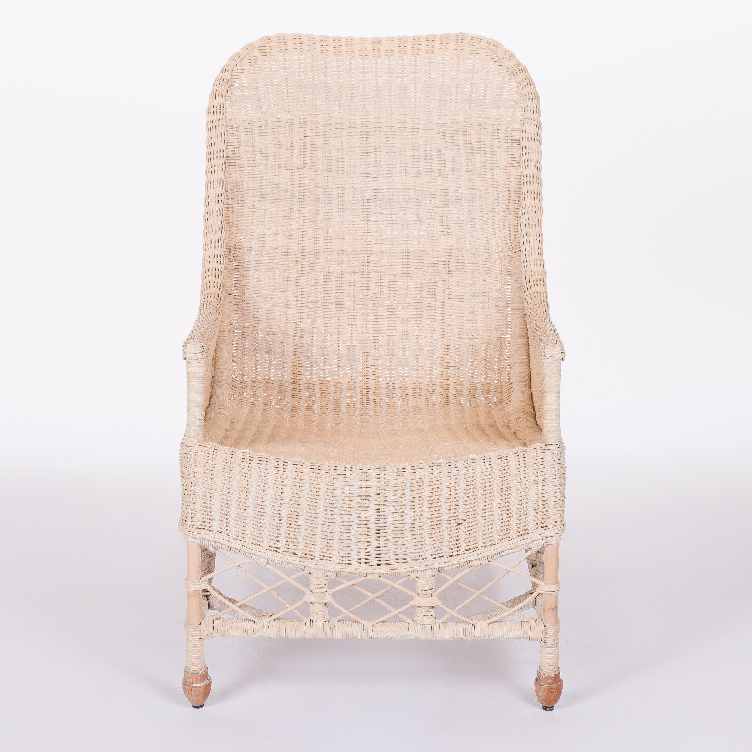 August Rattan Lounge Chair, Beach