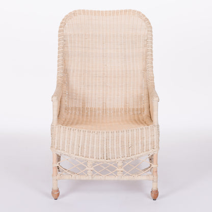 August Rattan Lounge Chair, by Belgian Pearls