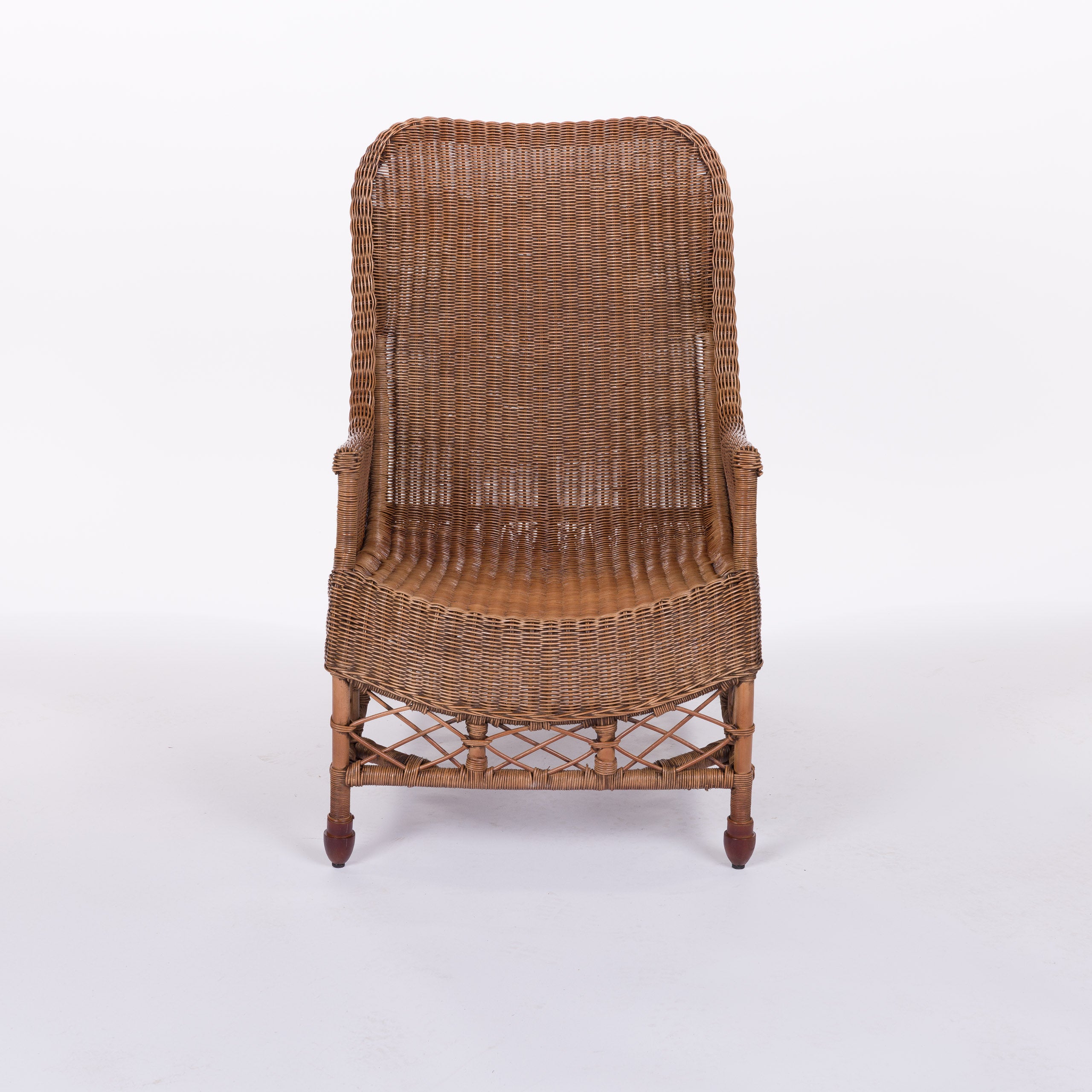 August Rattan Lounge Chair, by Belgian Pearls