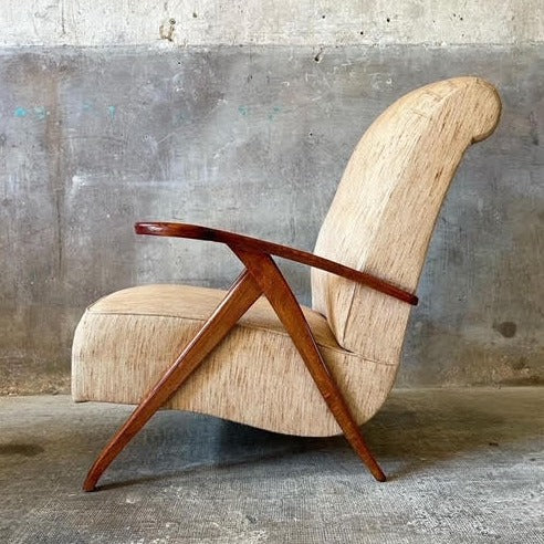 Pair of Modern Large Lounge Chairs