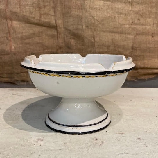 Old Speaking Earthenware Dish