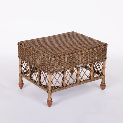 August Rattan Side Table