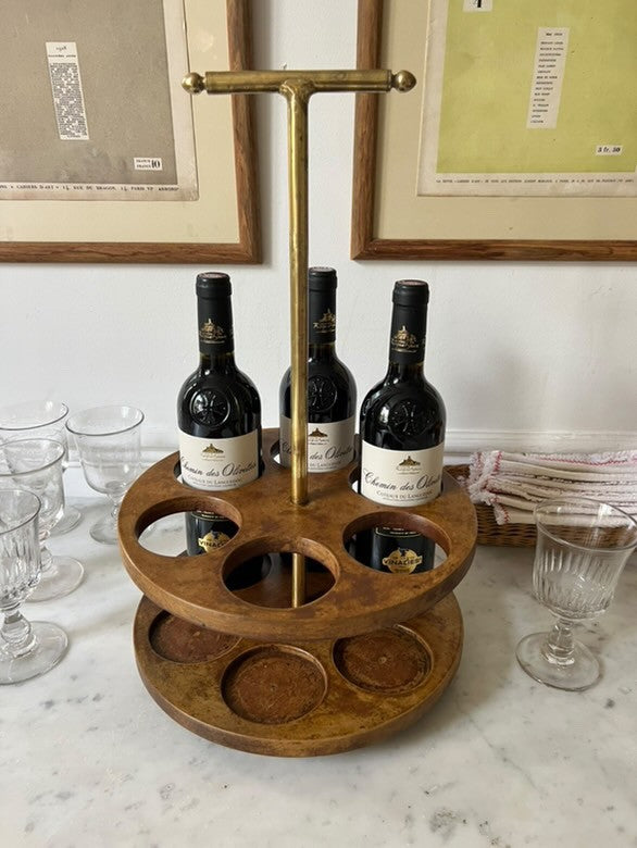 French 1940s French Bottle Holder