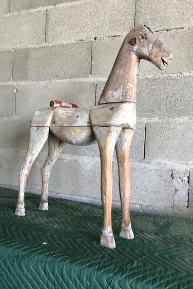 19th Century French Wooden Horse