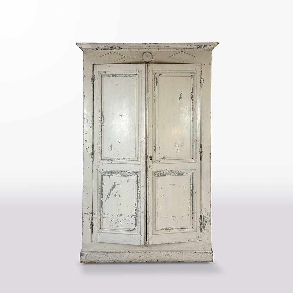 Directiore Period Light Grey French Armoire