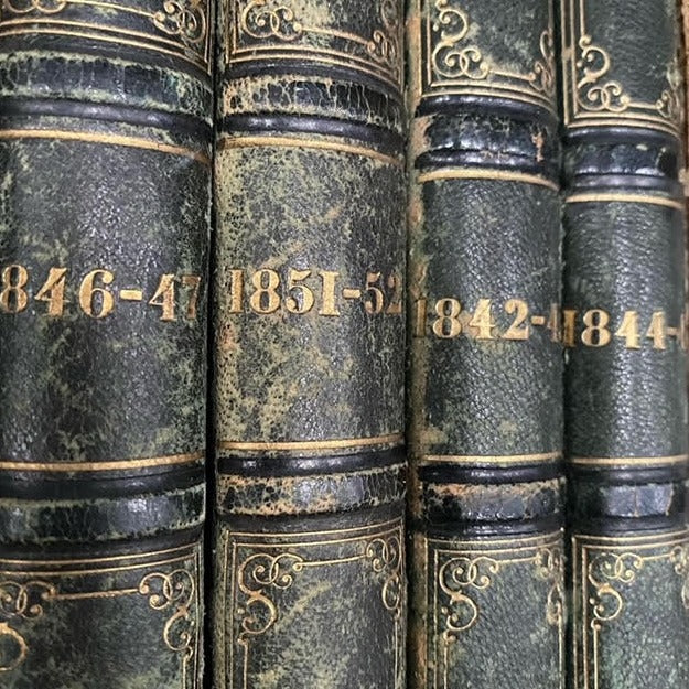 Leather Bound Books from Mid 1800s