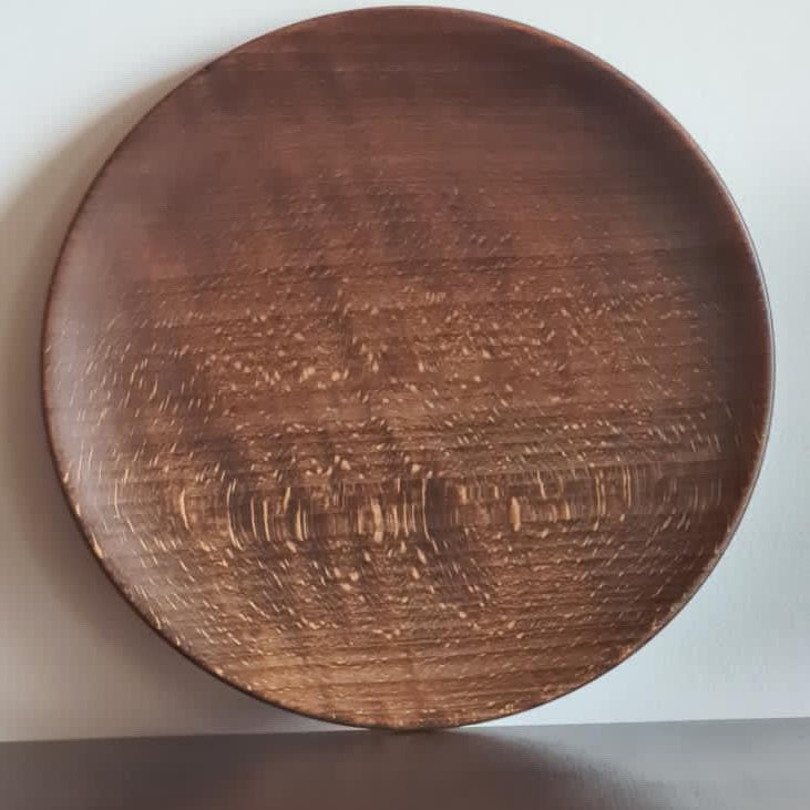 A. Moncorge Turned Wooden Bowl