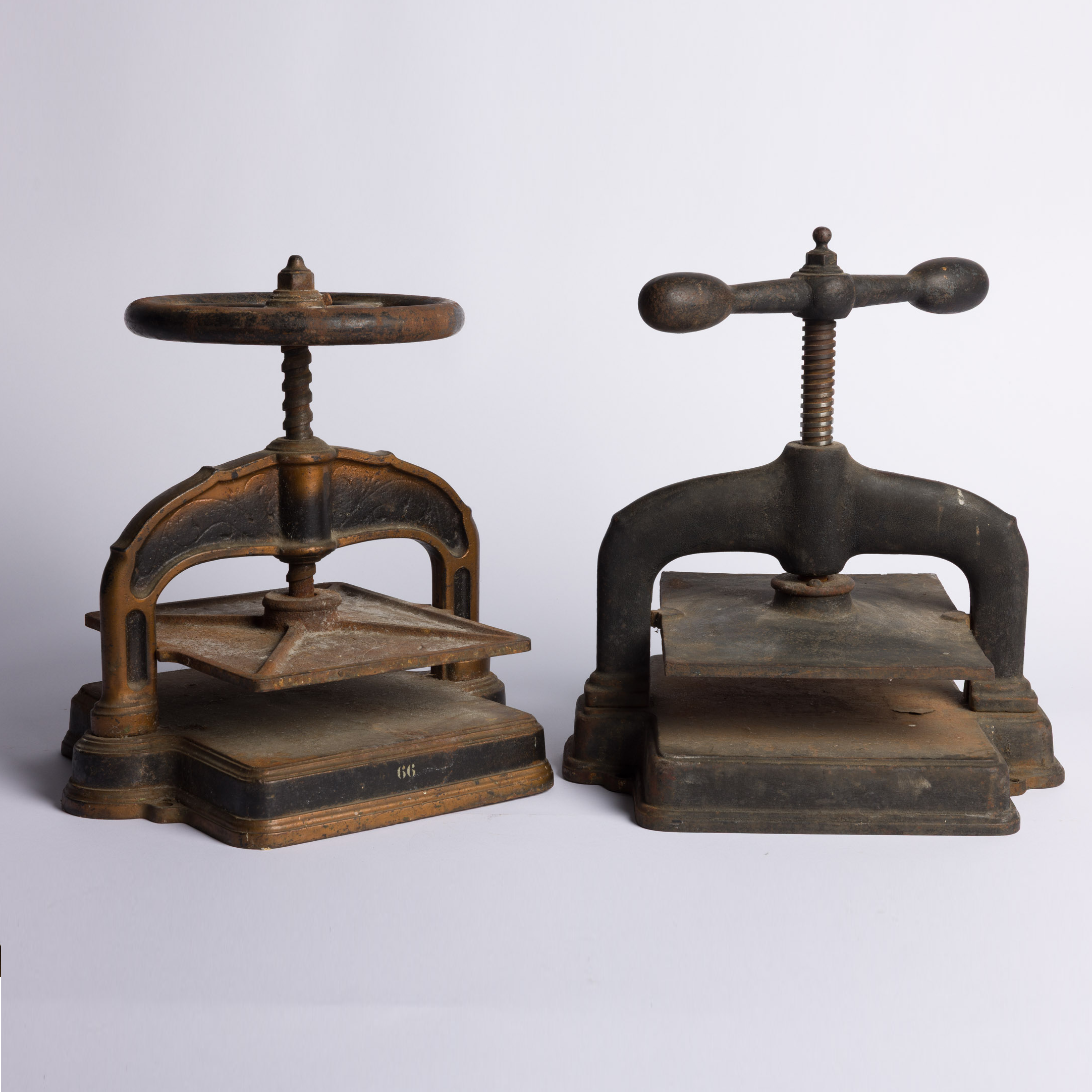 Pair of 19th Century Book Presses