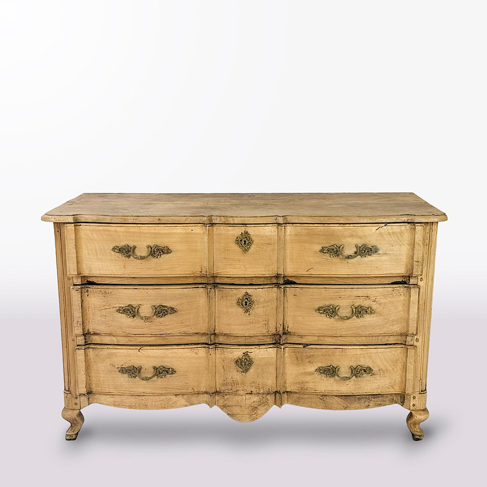 French  Louis XV Walnut Chest of Drawers