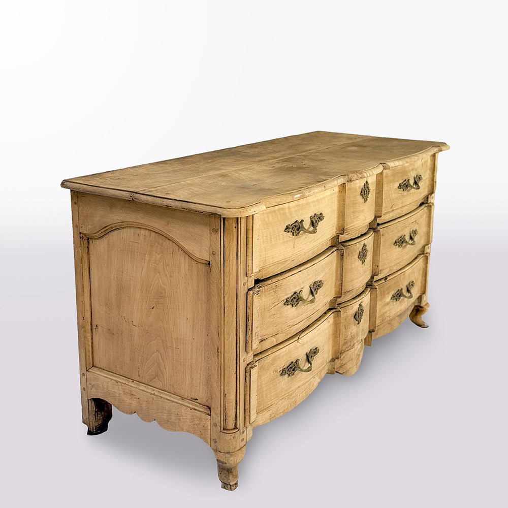 French  Louis XV Walnut Chest of Drawers
