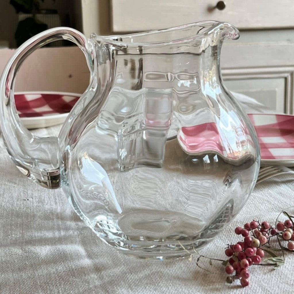 1940s Glass Pitcher