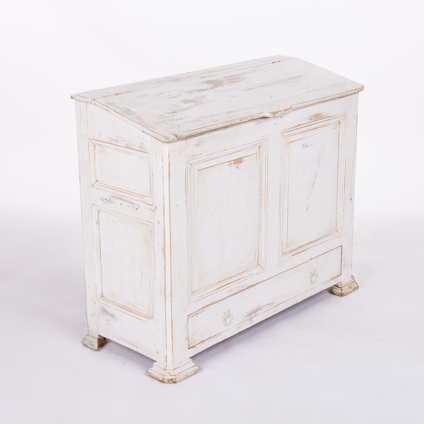 3 Compartment Flour Storage Chest with Slanted Top